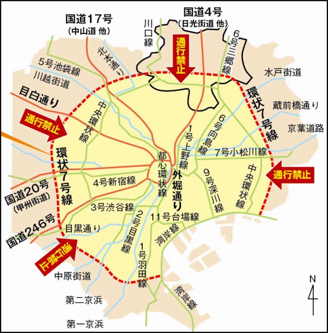 東京都交通規制